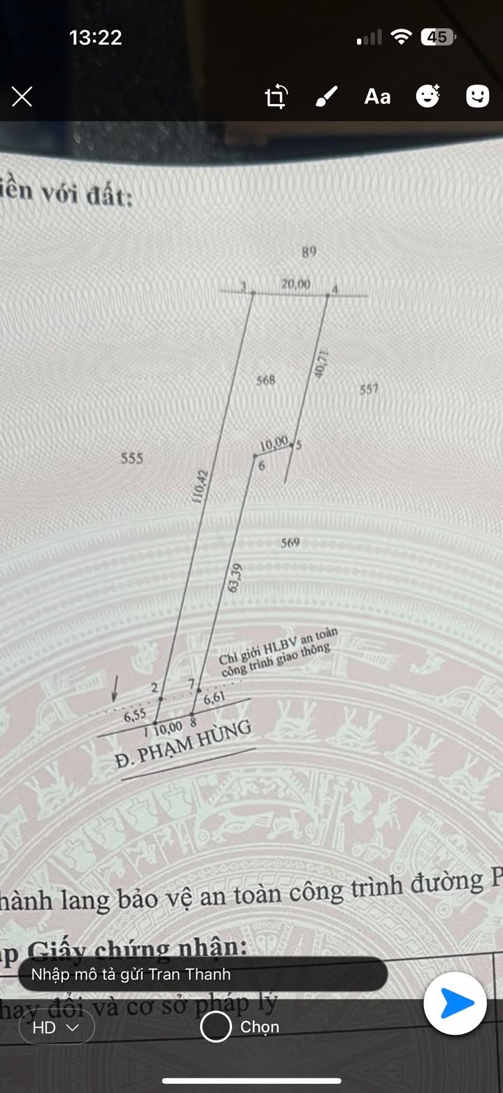 Bán gấp FrontHouse 10 Phạm Hùng, Sóc Trăng 1513m² - Giá chỉ 4 tỷ!