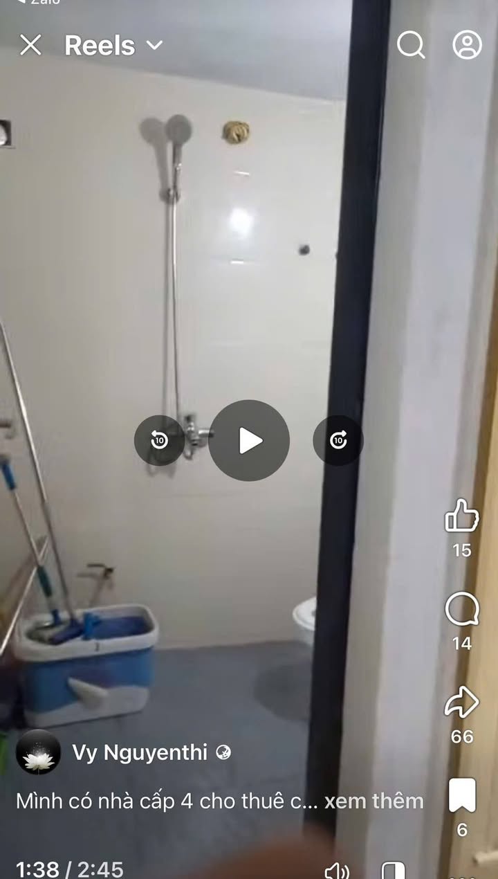 Nhà cho thuê ngõ An Dương Vương, Vinh 50m² giá 4.5 triệu - Sạch đẹp, ô tô đỗ cửa!