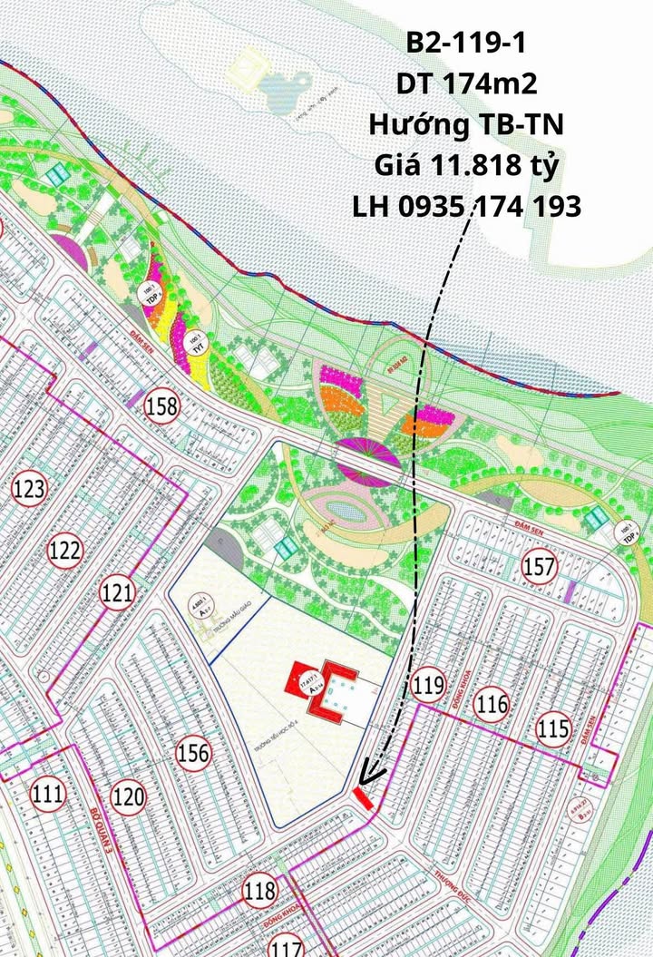 Đất nền Khu đô thị Nam Hòa Xuân, Đà Nẵng 174m² giá 11.82 tỷ - Cơ hội đầu tư tuyệt vời!