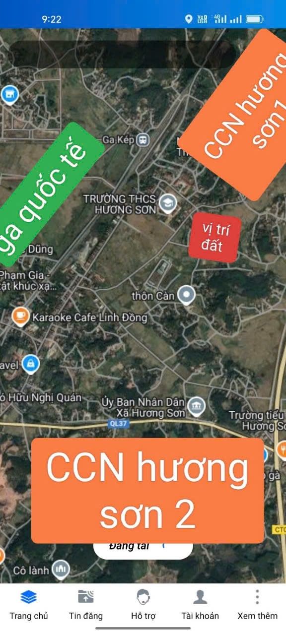 Đất thổ cư 104m² tại Huyện Việt Yên - Giá chỉ 800 triệu, cơ hội hiếm có!