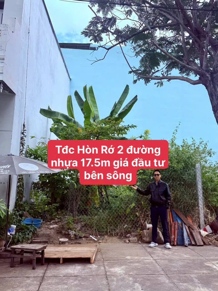Đất mặt tiền đường 17.5m TĐC Hòn Rớ 75m² giá 5.6 tỷ - Sổ đỏ xây tự do!