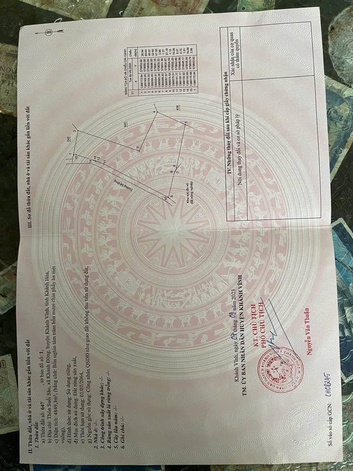 Đất nền Suối Sâu, Khánh Đông, Khánh Vĩnh 4849m² giá 750 triệu - Đầu tư sinh lời!