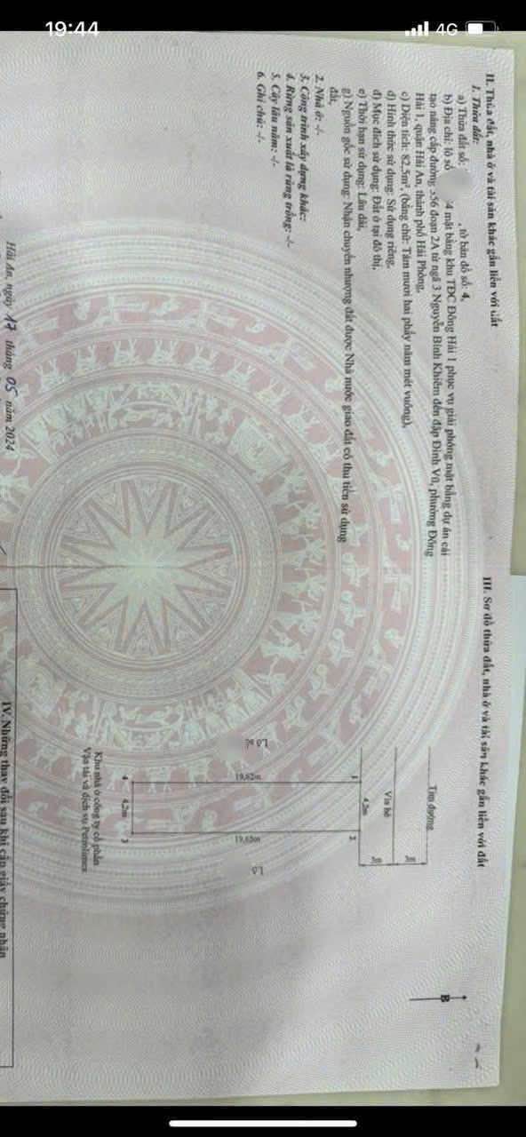 Đất nền Phường An Hải, Quận An Dương, 82.5m² giá chỉ 4.455 tỷ - Cơ hội đầu tư hấp dẫn!