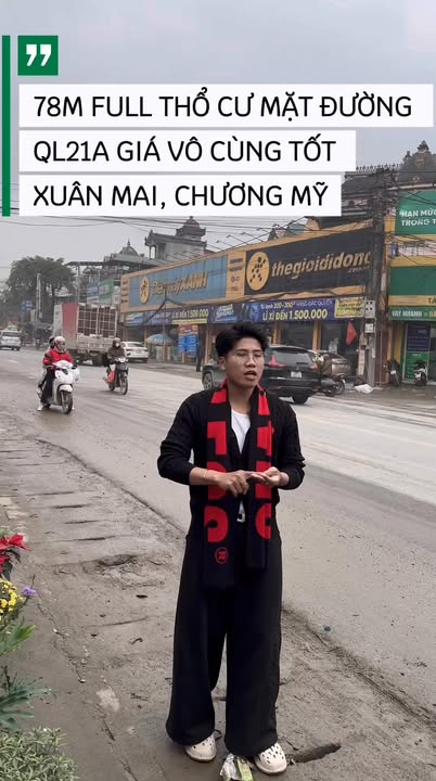 Đất mặt đường Quốc lộ 21A, Thị trấn Xuân Mai, 78m² giá 4 tỷ - Cơ hội đầu tư tuyệt vời!