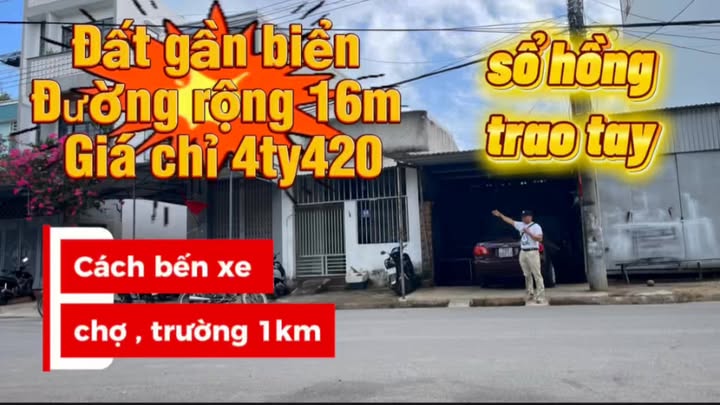 Đất mặt tiền đường Nguyễn Phong Sắc, Nha Trang 68m² giá 4.42 tỷ - Cơ hội đầu tư hiếm có!