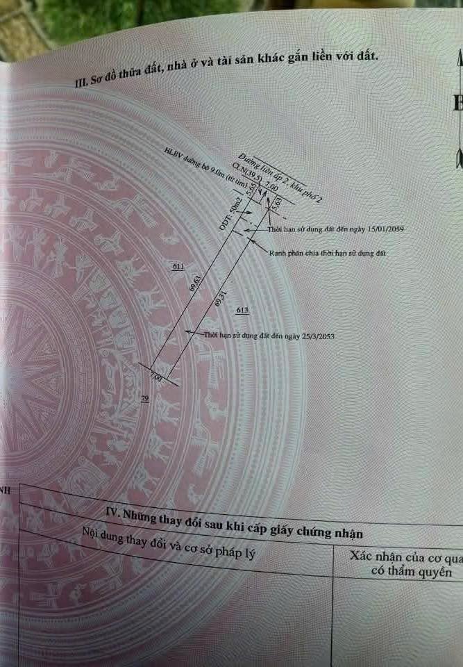 Đất nền Khu phố 2, Phường Hưng Long, 217m² giá chỉ 800 triệu - Sổ riêng công chứng ngay!