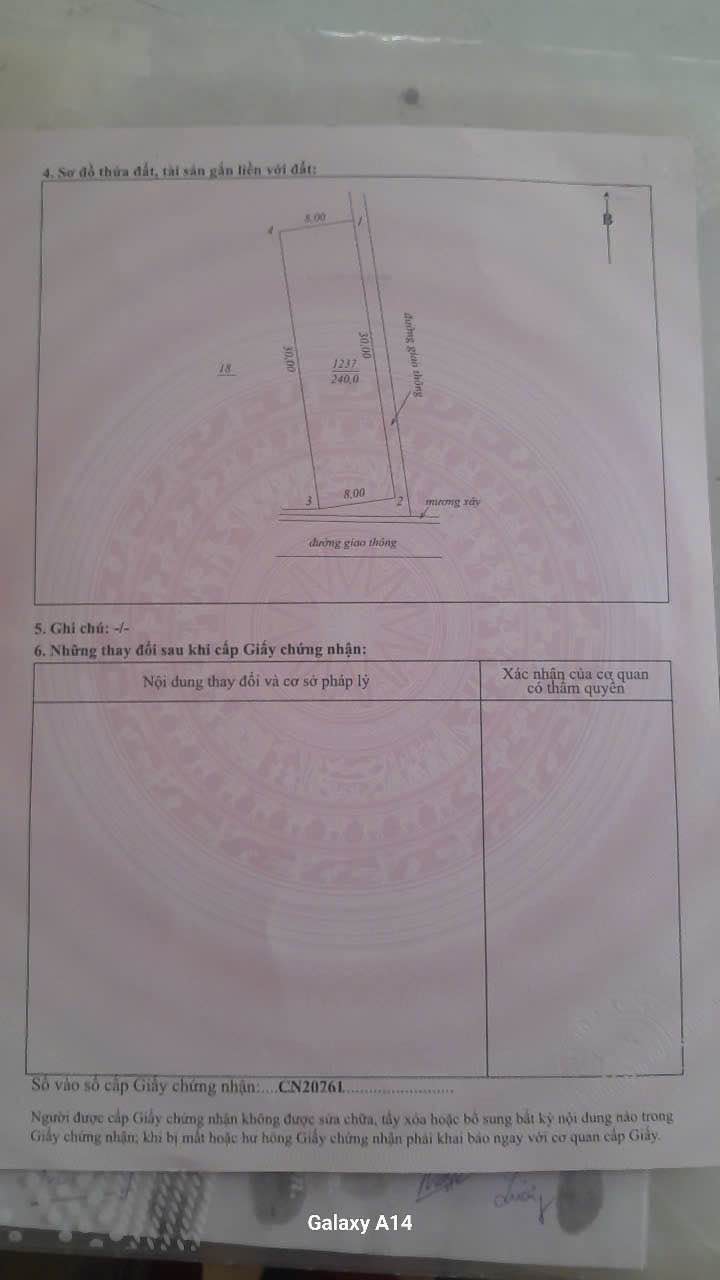 Đất thổ cư Phường Phổ Yên 240m² giá 3 tỷ - Đầu tư sinh lời ngay!