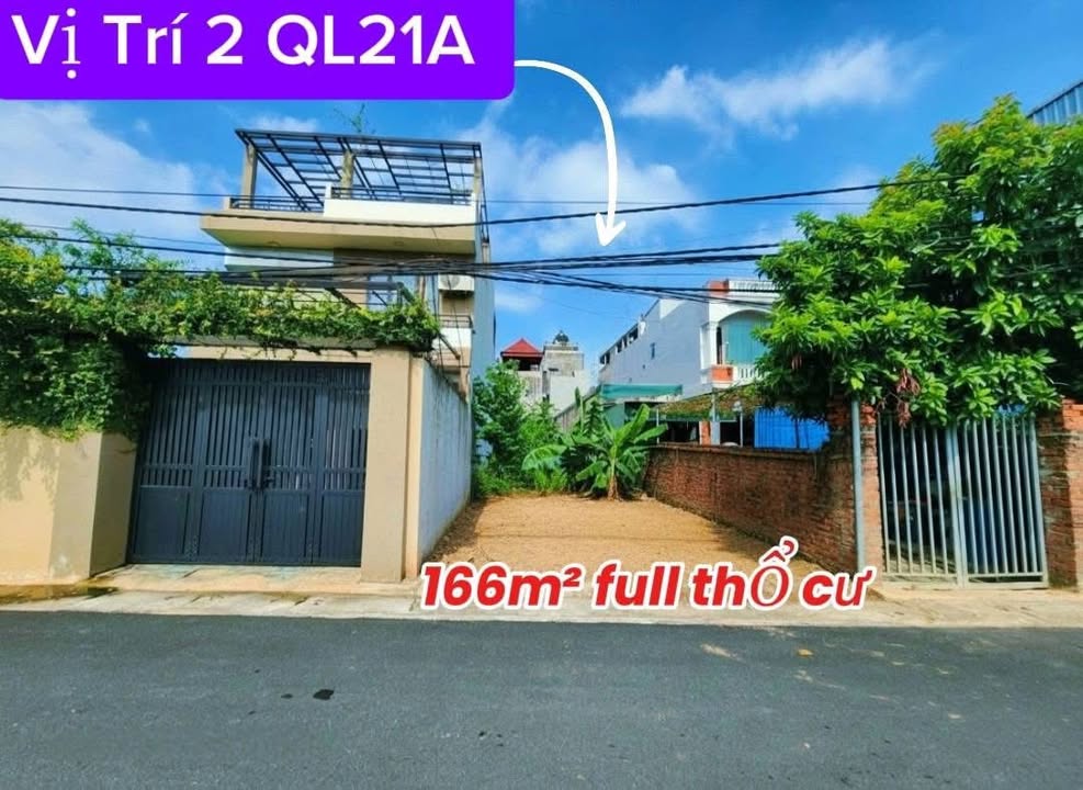Đất thổ cư 166m² tại xã Phú Cát, huyện Quốc Oai - Vị trí đắc địa gần QL21A!