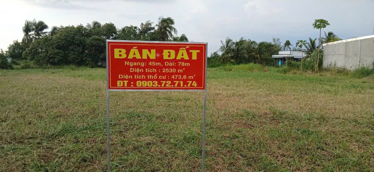 Đất mặt tiền QL 57B, Xã Bình Thới, 2530m² - Chính chủ bán gấp!