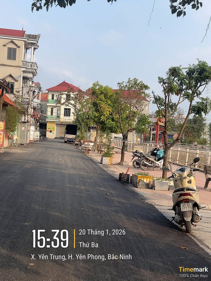 Đất thổ cư Yên Trung, Yên Phong 94m² giá 1.5 tỷ - Cơ hội đầu tư tuyệt vời!