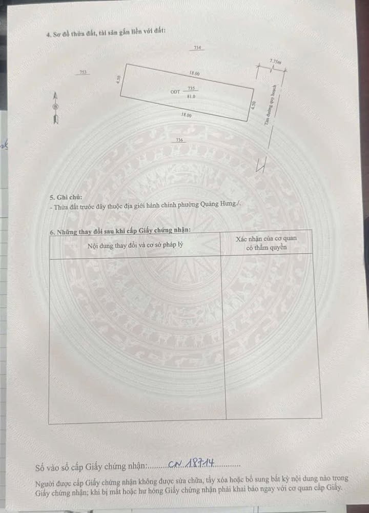 Đất nền Quảng Phú, Thanh Hóa 81m² chỉ 1 tỷ - An cư lạc nghiệp!