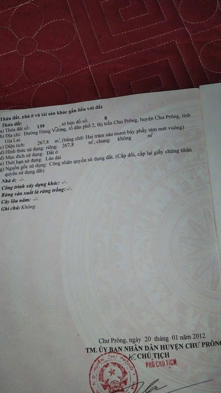 FrontHouse 6*44 Thị trấn Chư Prông 264m² giá 4.5 tỷ - Đầu tư sinh lời ngay!