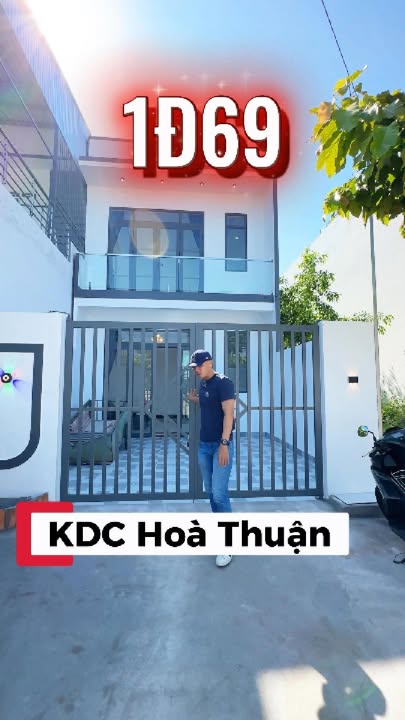 Nhà mới hoàn thiện KDC Hoà Thuận, 100m² giá 1.69 tỷ - Sân đậu ô tô tiện lợi!