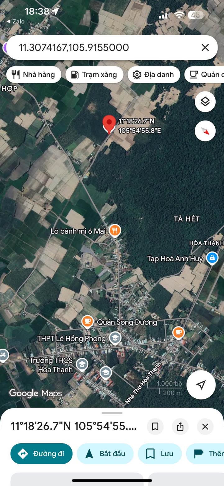 Farm đất Hòa Thạnh, Châu Thành, 30,000m² giá 3.6 tỷ - Cơ hội đầu tư tuyệt vời!
