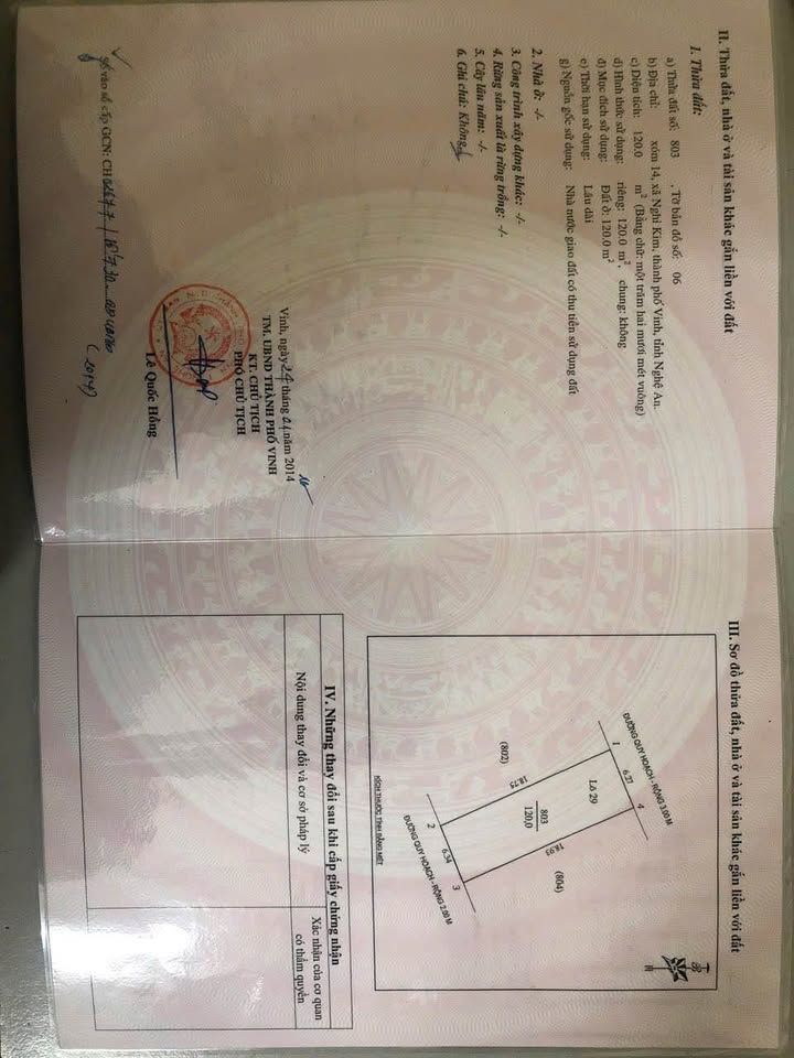 Đất nền xóm 14 Hưng Đông 120m² giá 3 tỷ - Nở hậu, vị trí đắc địa!