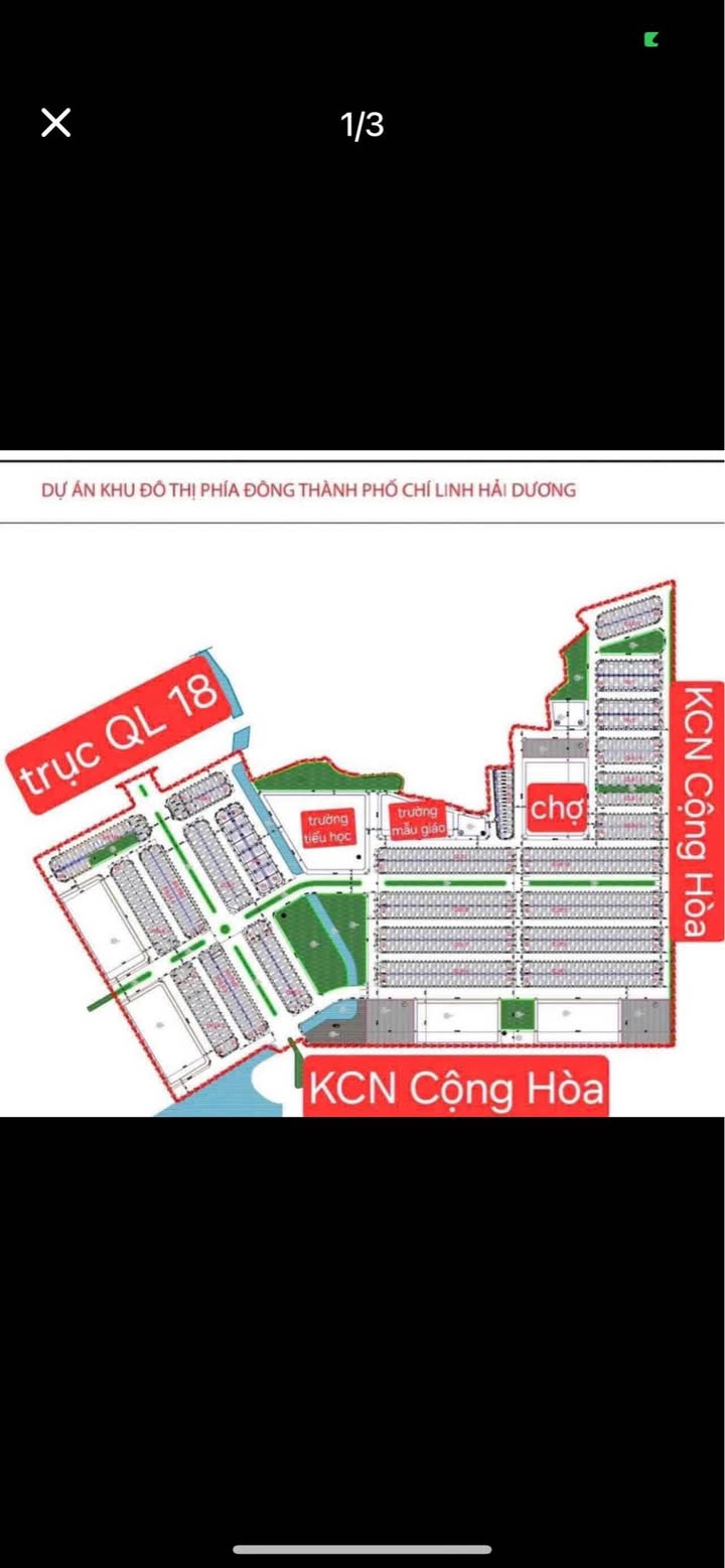 Đất nền khu Cộng Hòa, TP Chí Linh 70m² giá chỉ 1.XX tỷ - Cơ hội đầu tư hấp dẫn!