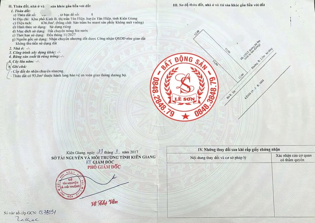 Đất nền 636m² đường Bạch Đằng, xã Tân Hiệp chỉ 1 tỷ - Cơ hội đầu tư tuyệt vời!