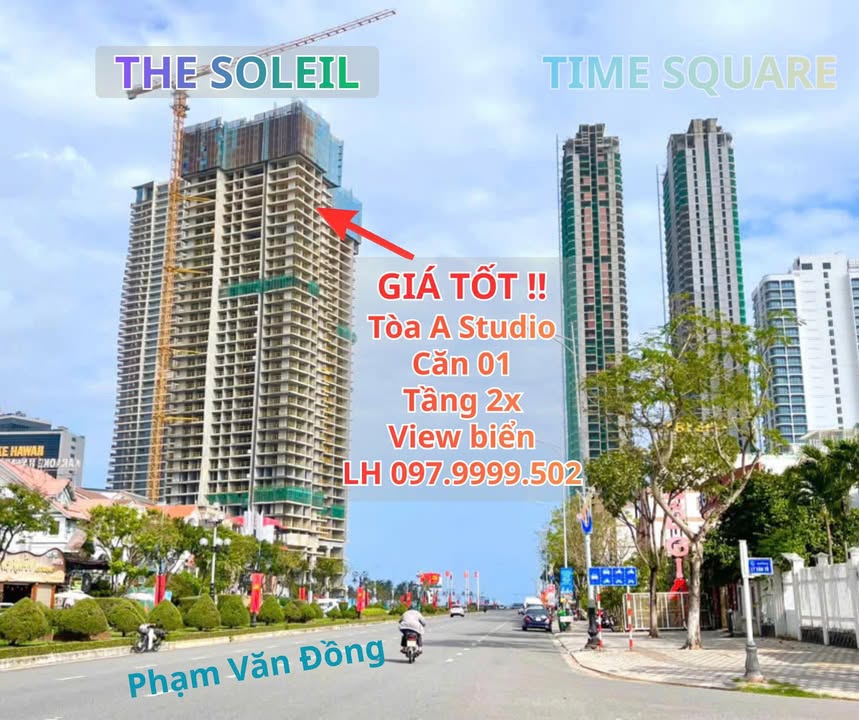 Căn hộ The Soleil Phước Mỹ 35m² - View biển Mỹ Khê trực diện - Đầu tư sinh lời tuyệt vời!