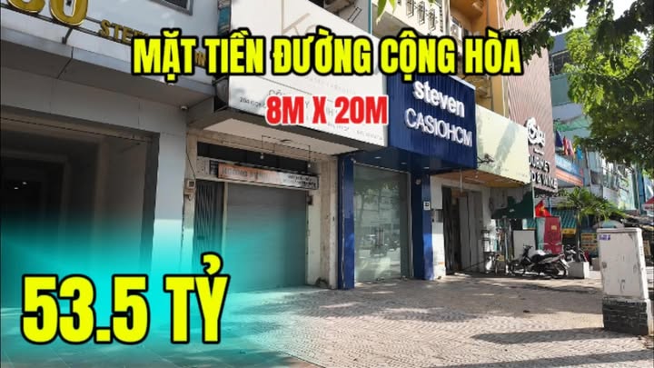 Bán FrontHouse tại Cộng Hòa, Tân Bình - Diện tích 160m² - Giá 53.5 tỷ