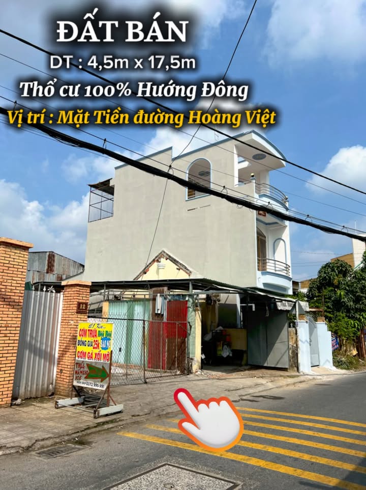 Đất nền Mặt Tiền đường Hoàng Việt, Cao Lãnh 79m² giá 3.85 tỷ - Cơ hội đầu tư sinh lời!