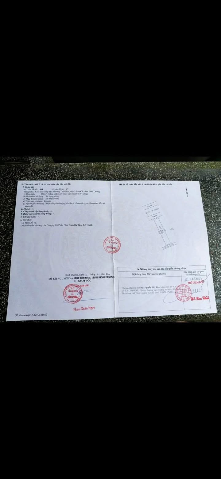 Đất Mỹ Phước 4, Bến Cát, 150m² giá 1.55 tỷ - Cơ hội đầu tư tuyệt vời!