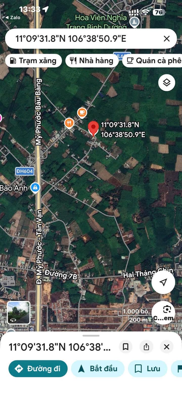 Đất nền Chánh Phú Hòa 188,4m² giá 1 tỷ - Mặt tiền nhựa 7m, sổ hồng chính chủ!