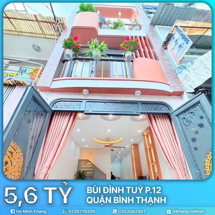 Nhà đẹp Bình Thạnh 25m² giá 5.68 tỷ - Sẵn sàng vào ở ngay!
