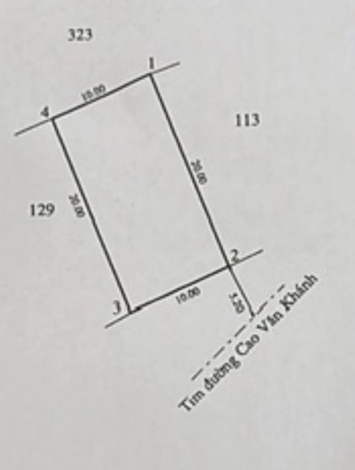 FrontHouse đường Cao Văn Khánh, Phường Hương An, 200m² giá 2.2 tỷ - Đối diện công viên
