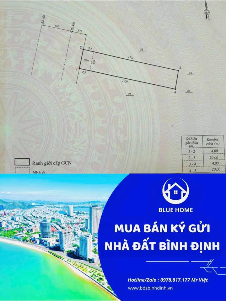 Nhà mặt tiền đường Chế Lan Viên, Quy Nhơn 80m² giá 4 tỷ - Đầu tư sinh lời!