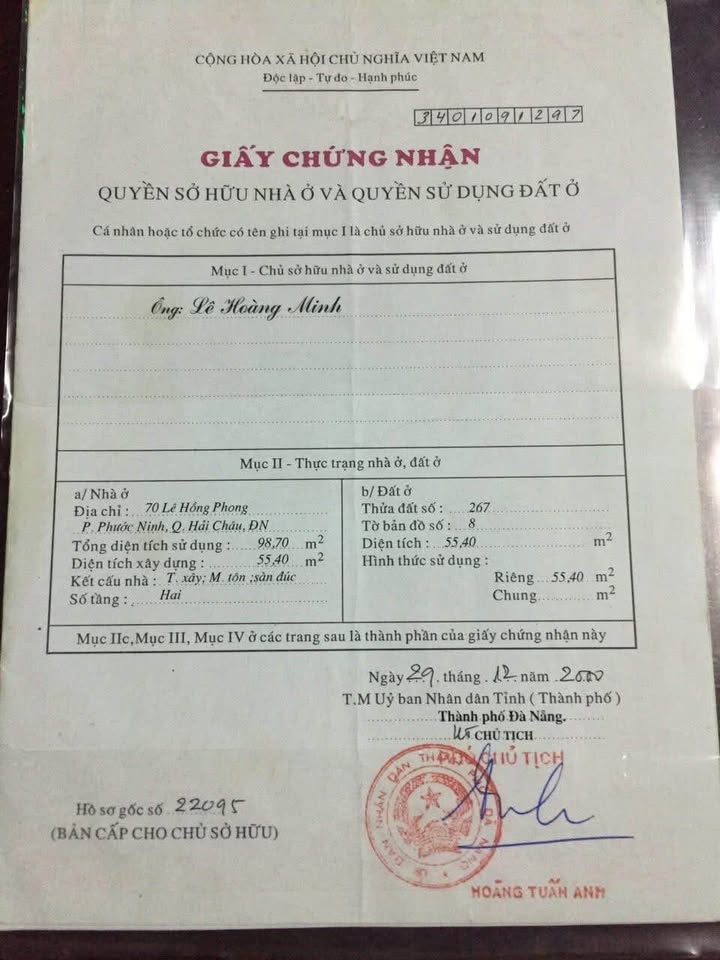 Nhà phố 2 tầng mặt tiền Lê Hồng Phong, Đà Nẵng 56m² giá 13 tỷ - Kinh doanh sầm uất!