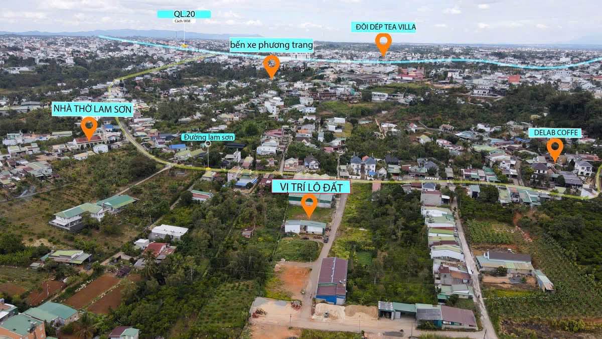 Đất nền Bảo Lộc 1200m² giá 10.8 tỷ - Đầu tư sinh lời ngay trung tâm!