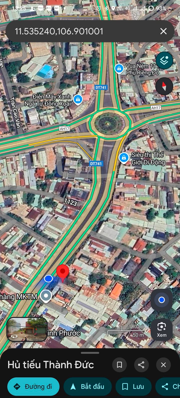 Bán mặt bằng đường Phú Riềng Đỏ, Đồng Xoài, 259m² giá 1,7 tỷ - Vị trí đắc địa gần ngã tư!