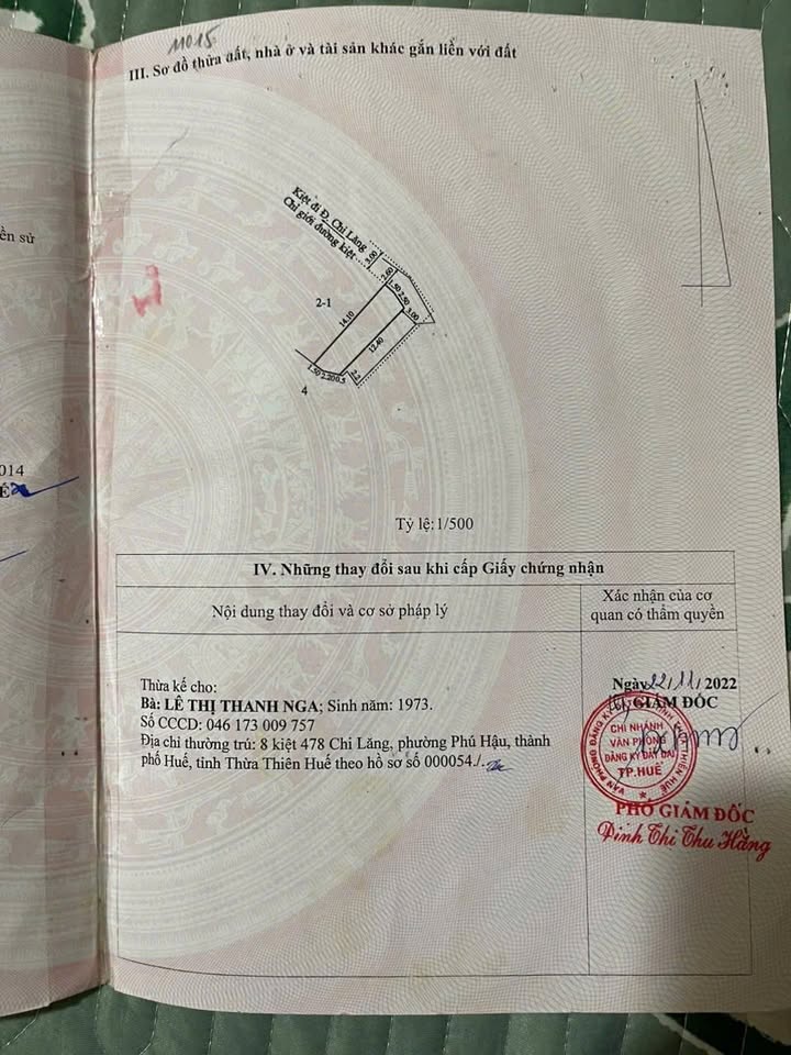 Đất 2 Mặt Tiền Kiệt Chi Lăng, Phú Xuân 50m² giá 700 triệu - Sổ hồng chính chủ!