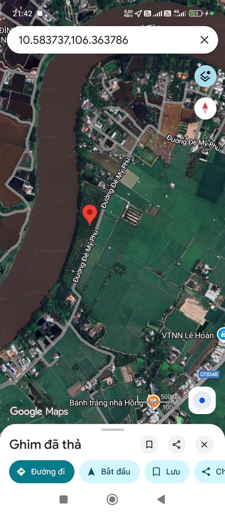 Đất lúa mặt tiền nhựa Làng Mỹ Phú, Thủ Thừa 11.000m² giá chỉ 8 tỷ - Đầu tư sinh lời lý tưởng!