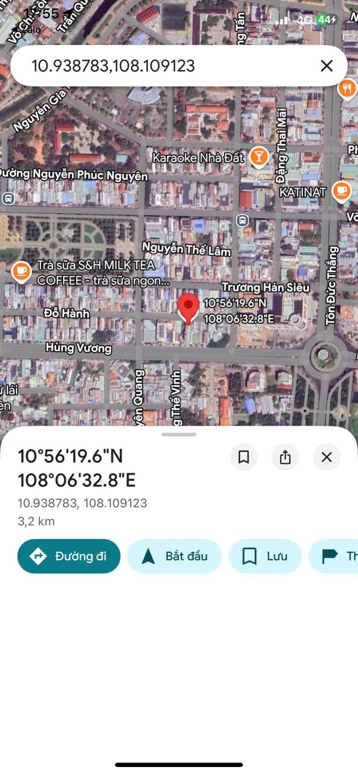 Đất nền khu dân cư Hùng Vương, Phú Thủy, 100m² giá 4.55 tỷ - Sổ hồng chính chủ