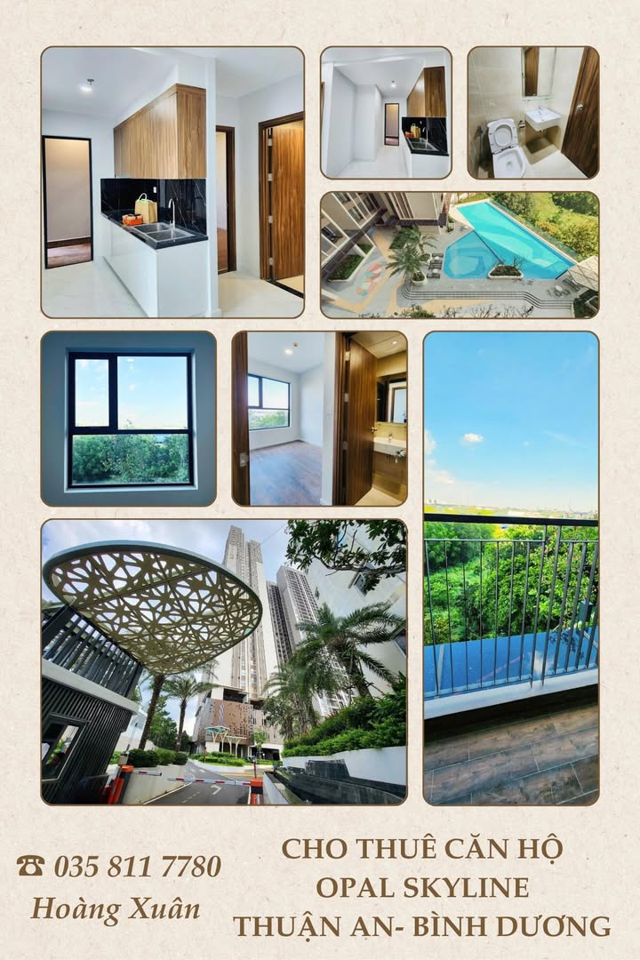 Căn hộ Opal Skyline Lái Thiêu 40m² giá 1.4 tỷ - Không gian sống lý tưởng!