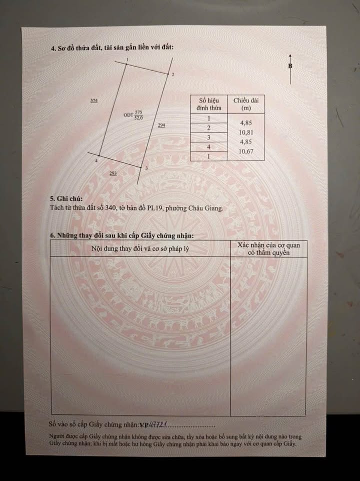 Đất nền Tiên Ngoại, Hà Nam 52m² giá 1.2 tỷ - Sổ đỏ chính chủ, giao dịch ngay!