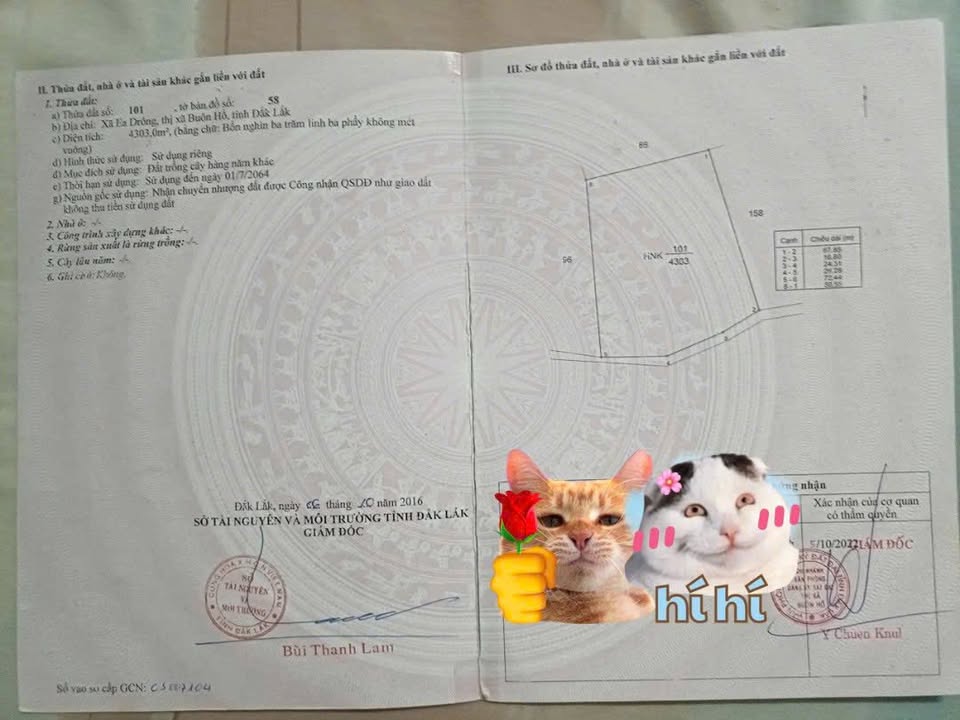 Đất nền Xã Ea Drông, Thị Xã Buôn Hồ 14,400m² giá 1.1 tỷ - Cơ hội đầu tư tuyệt vời!