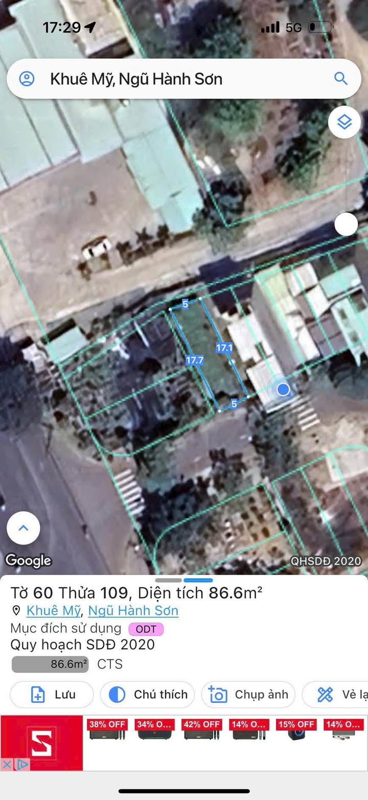 Đất nền mặt tiền Đa Mặn Đông 1, Ngũ Hành Sơn, Đà Nẵng - 86m² giá 7.8 tỷ - Cơ hội đầu tư hiếm có!