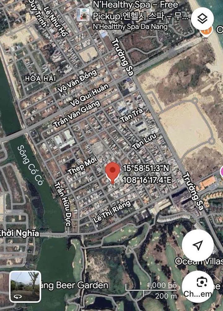 Đất biển Tân Trà Đà Nẵng 101m² giá 4.6 tỷ - Cơ hội đầu tư hấp dẫn!