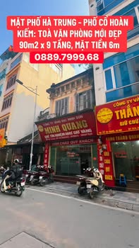 Cho thuê văn phòng mới phố Hà Trung 90m² giá thỏa thuận - Không gian làm việc lý tưởng!