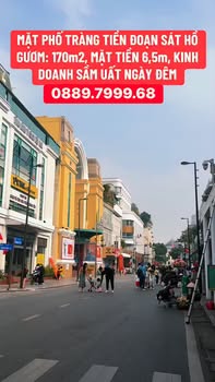 Mặt phố Tràng Tiền, Quận Hoàn Kiếm, 170m² - Kinh doanh sầm uất ngay sát Hồ Gươm!