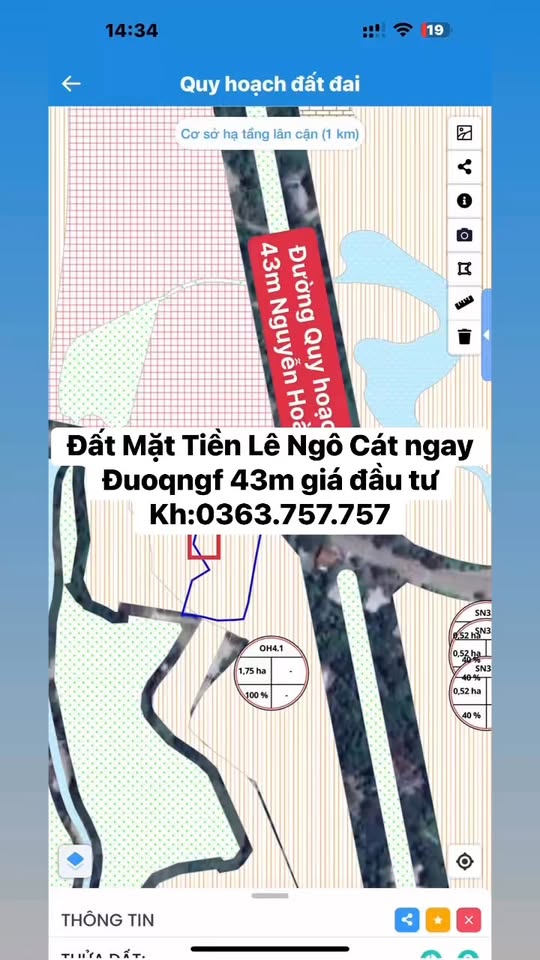 Đất mặt tiền Lê Ngô Cát, Quận Thanh Khê, 100m² - Vị trí đắc địa kinh doanh