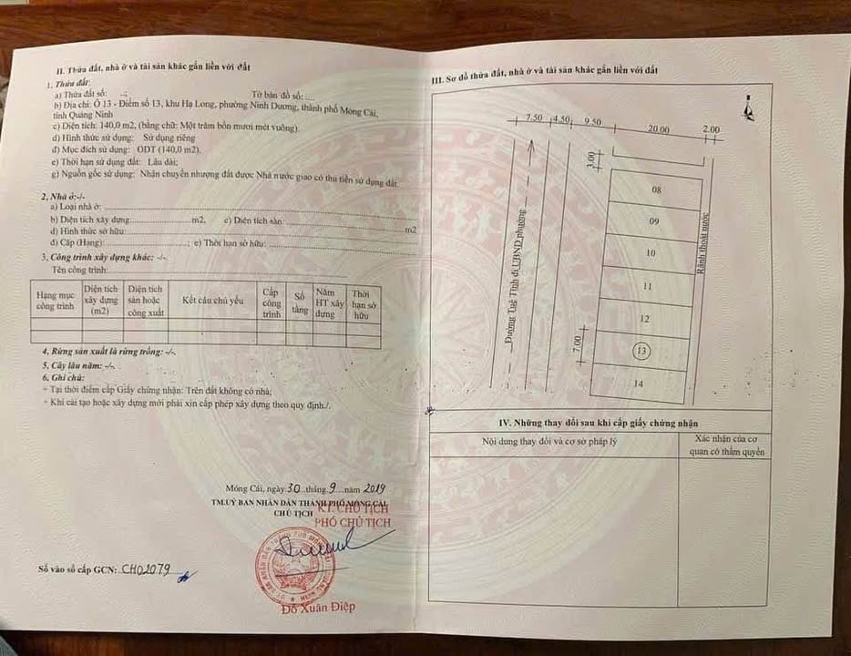 Đất nền 140m² Đường Tuệ Tĩnh, Phường Ninh Dương - Giá chỉ 2 tỷ, Sổ hồng chính chủ!