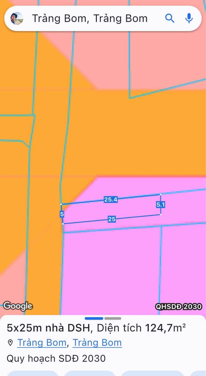 Nhà mặt tiền Đinh Tiên Hoàng Trảng Bom 125m² giá 890 triệu - Cơ hội đầu tư hấp dẫn!