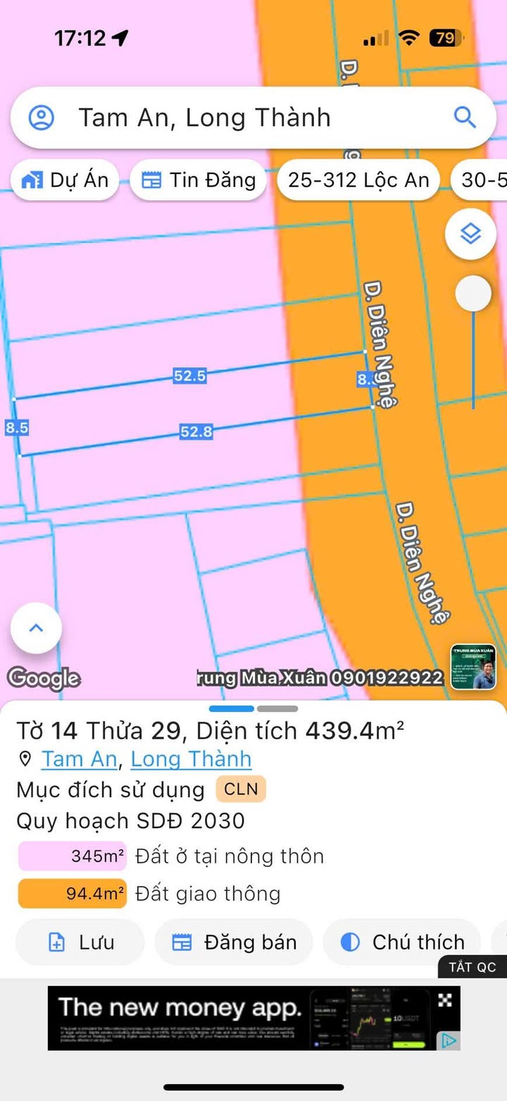 Đất nền An Phước 439m² giá 2,1 tỷ - Cơ hội đầu tư hiếm có!