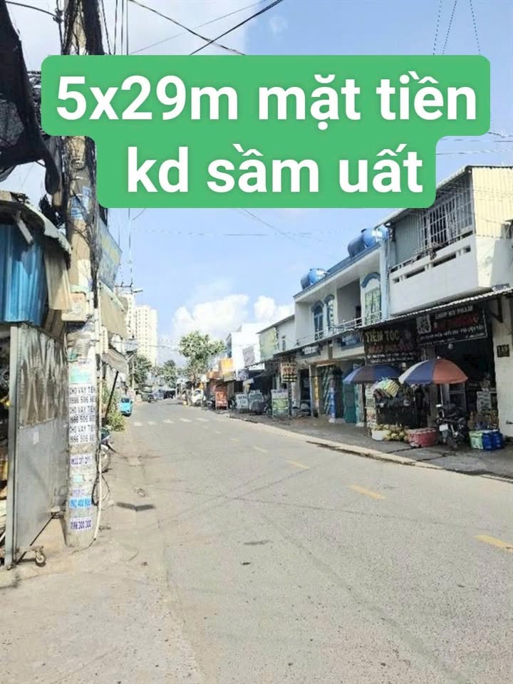 FrontHouse mặt tiền đường Cầu Kinh Tân Tạo A 145m² giá 5.7 tỷ - Đầu tư sinh lời ngay!