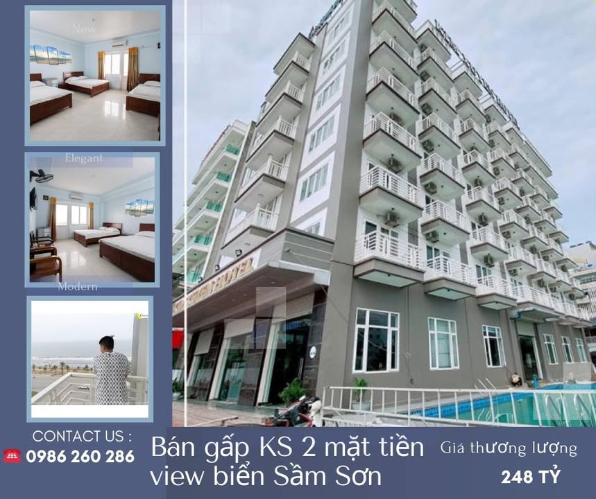 Condotel 2 mặt tiền Sầm Sơn 2400m² giá 250 tỷ - Vị trí VIP trực diện biển