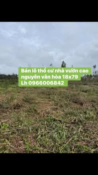 Đất thổ cư Cao Nguyên Vân Hòa, 1422m² - Cơ hội đầu tư hấp dẫn!