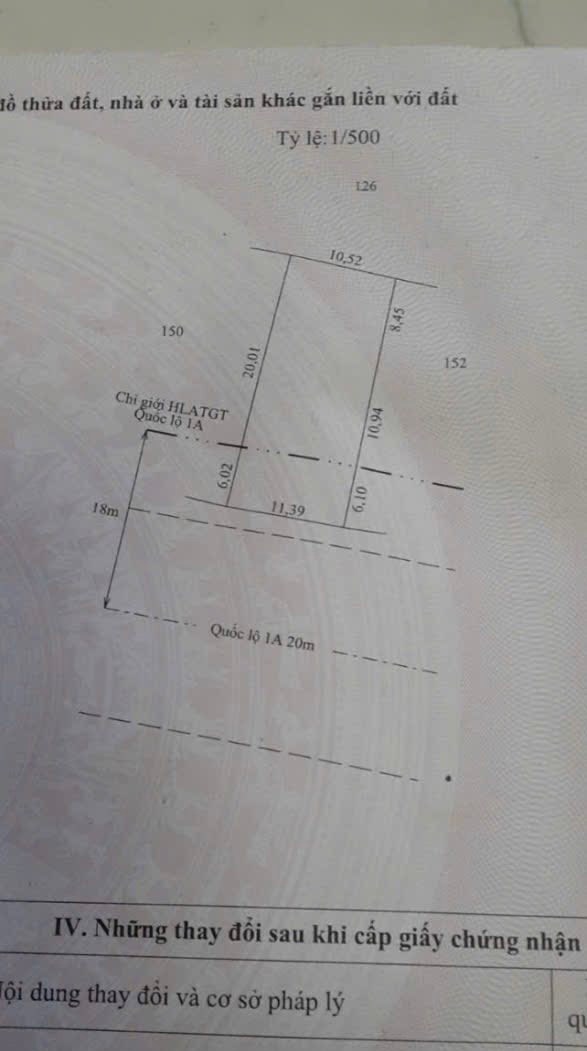 Đất nền Quốc lộ 1A, Xã Chân Mây - Lăng Cô 300m² giá 2 tỷ - Cơ hội đầu tư tuyệt vời!